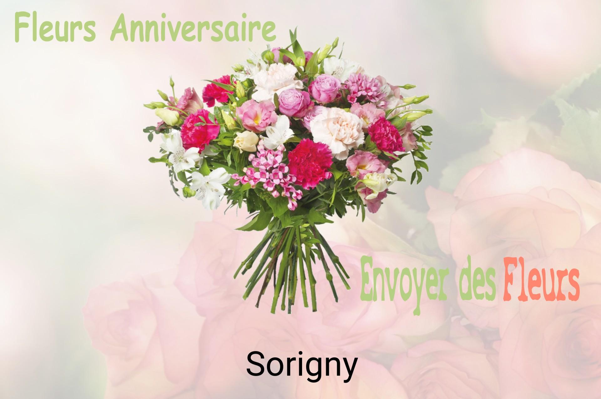 Bouquet de fleurs d’anniversaire livré à Sorigny